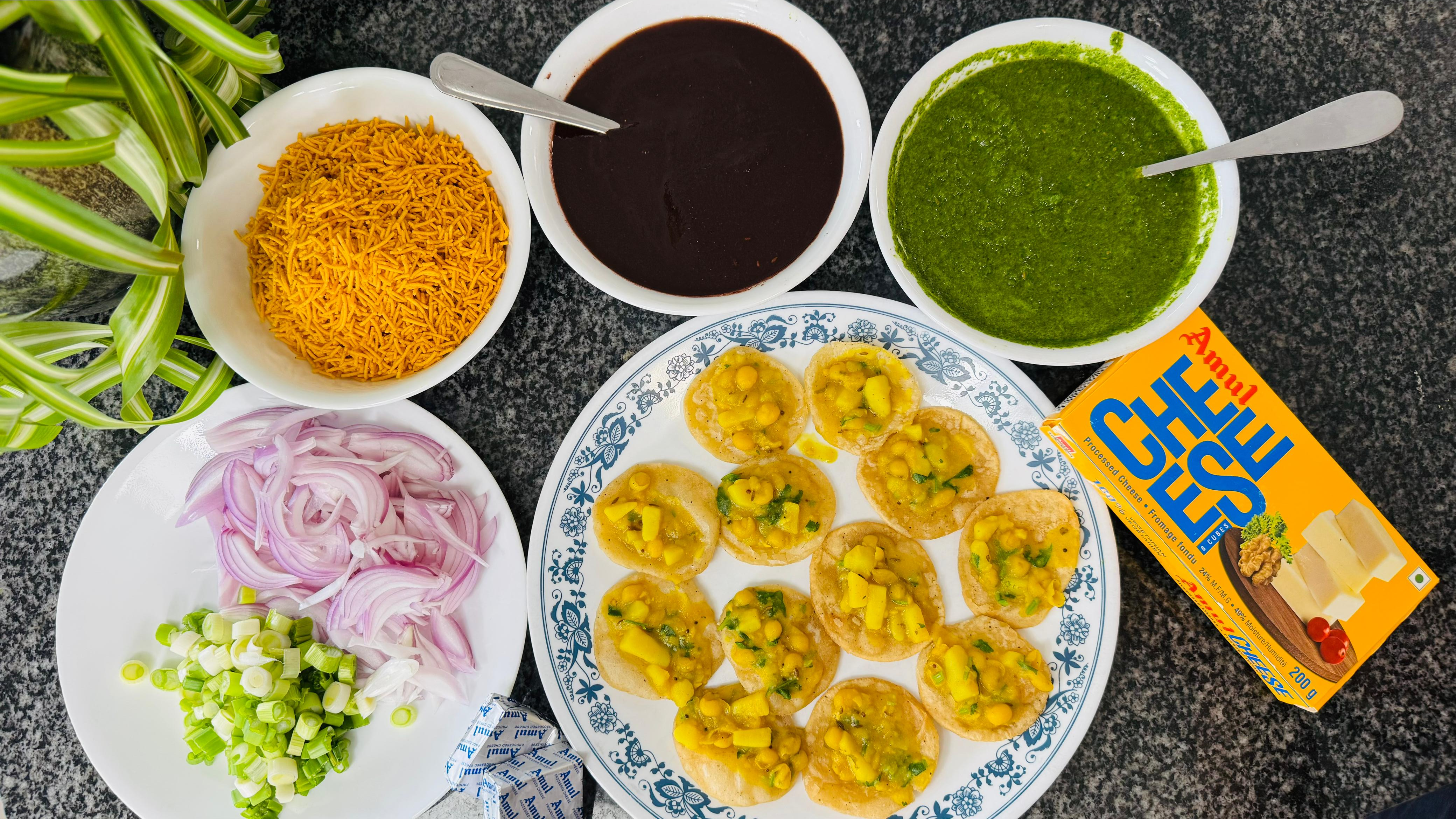 Authentic Surati Street Food Aloopuri Locho Banner